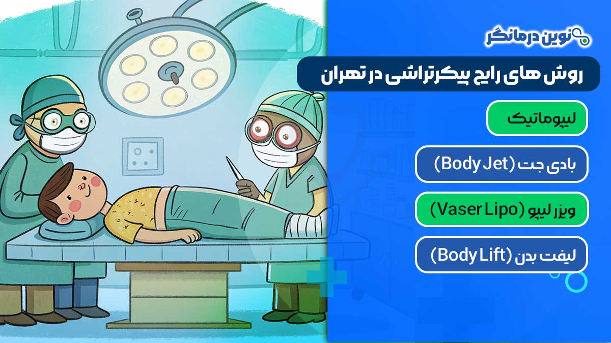 روش‌ های رایج پیکرتراشی در تهران