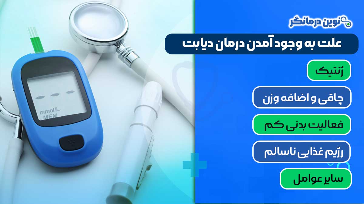علت به وجود آمدن درمان دیابت