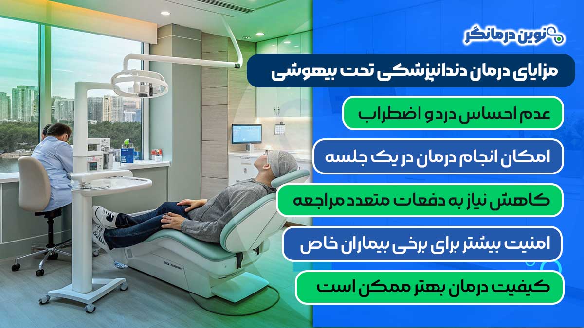 مزایای درمان دندانپزشکی تحت بیهوشی