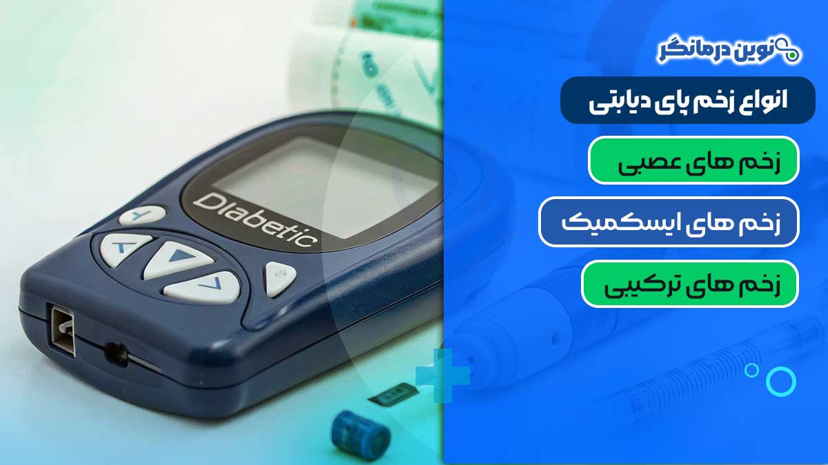 انواع زخم پای دیابتی